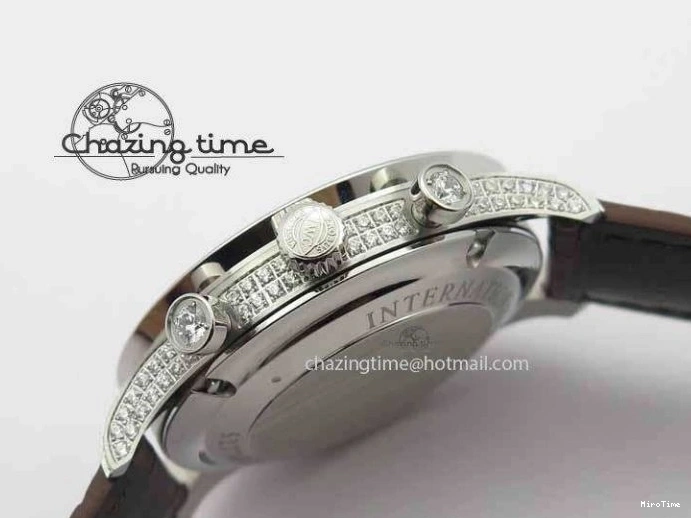 MIROTIME 0507 Portuguese IW3714 Diam ZF V2 1:1 Best Edition White Dial RG Numbers On Brown Leather Strap A79350 (Slim Movement) Fashionable 7246
